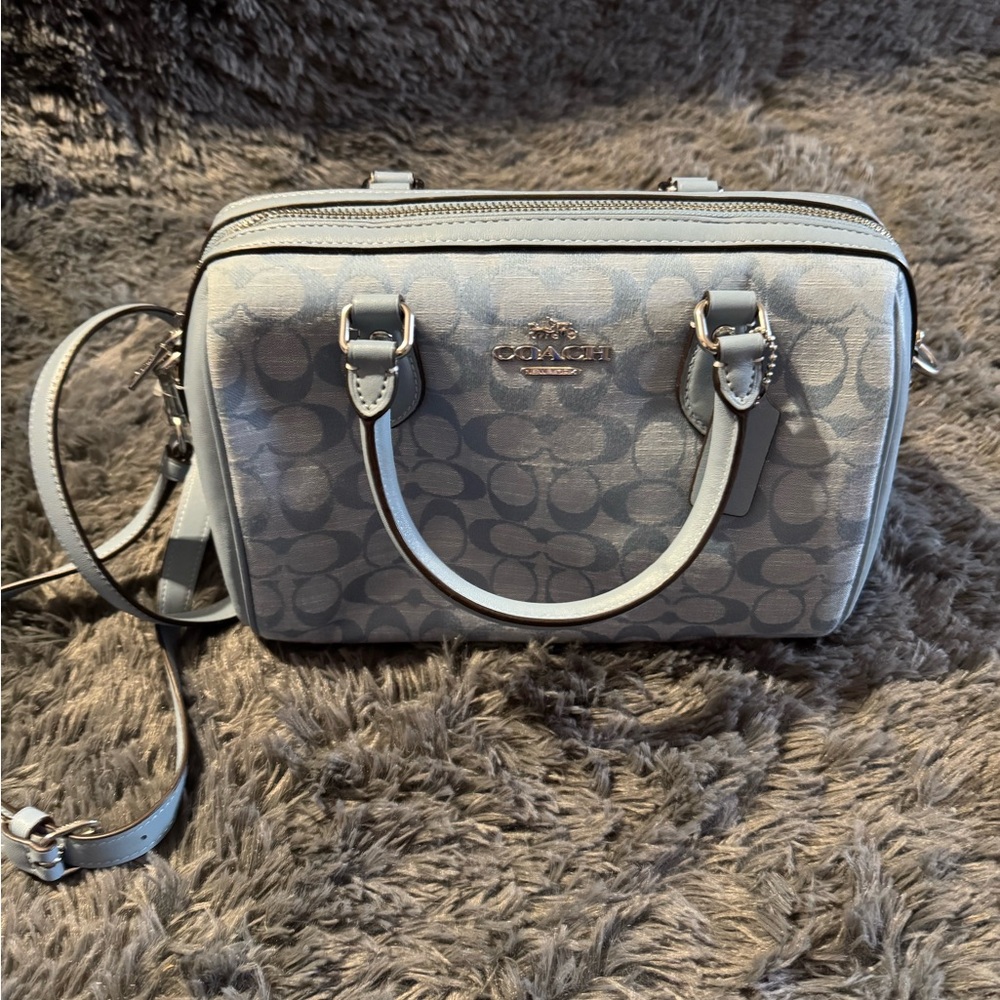 Coach Gray Signature Women's Bag